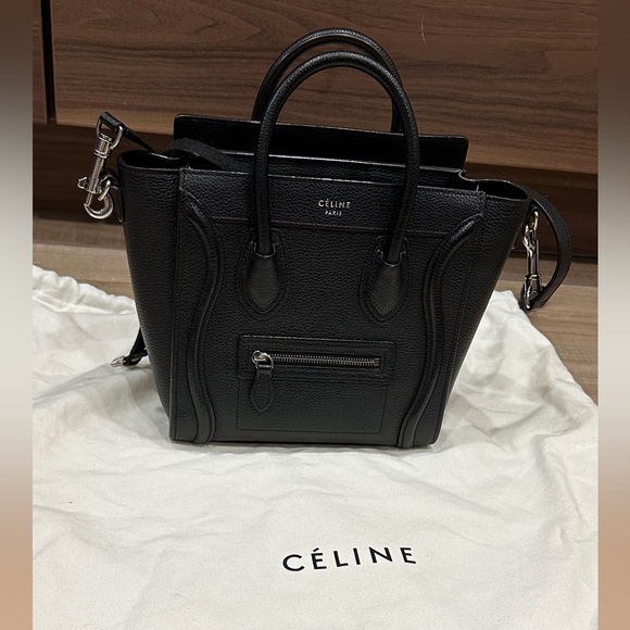 NANO LUGGAGE BAG IN DRUMMED CALFSKIN
BLACK - Picture 7 of 7